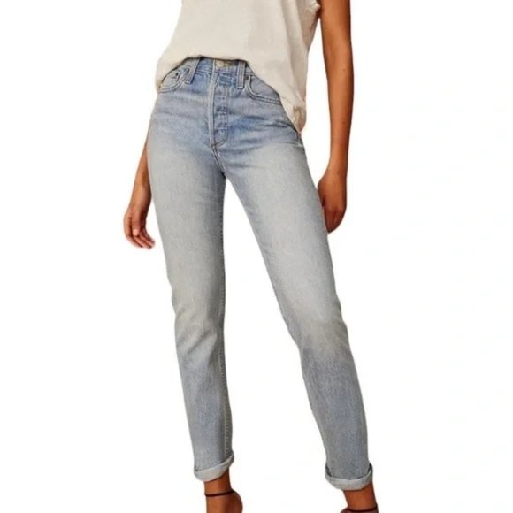 Aritzia - Denim Forum The Ex Boyfriend Jeans in Vintage Desert | Size 26 - Picture 2 of 13